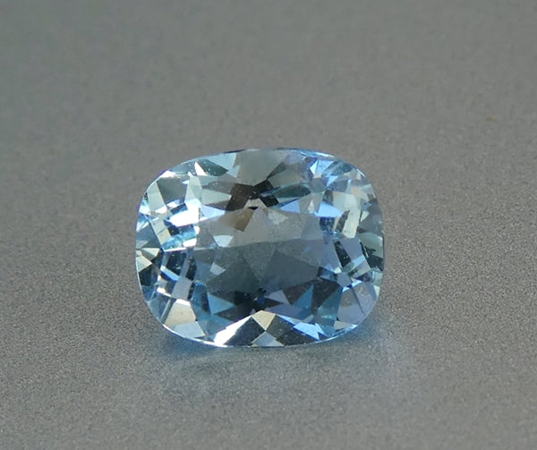 1.10CT BEAUTIFUL CUSHION SANTAMARIA BLUE 100% NATURAL AQUAMARINE