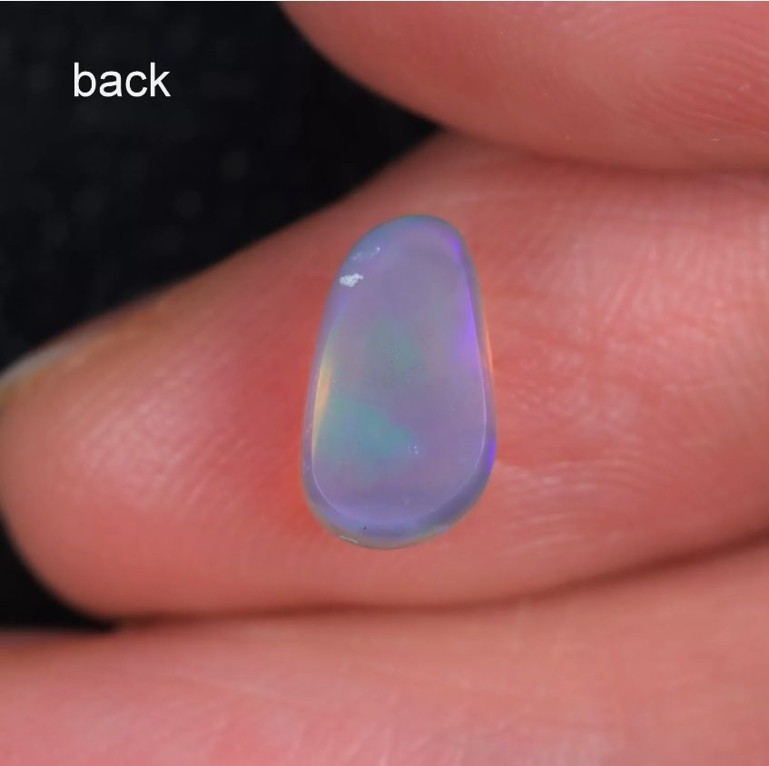 1.25CT SPLENDID 100% NATURAL LIGHTNING RIDGE AUSTRALIA SEMI BLACK OPAL
