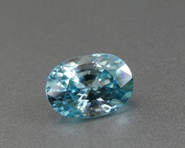 1.64CT EXCELLENT OVAL CUT 100% NATURAL BLUE ZIRCON