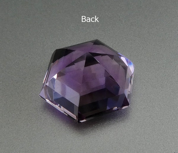 20.50CT UNHEATED HUGE CUSTOM CUT 100% NATURAL PURPLE YELLOW AMETRINE