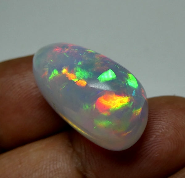 23.45CT UNTREATED RAINBOW FLASHING HUGE 100% NATURAL CRYSTAL OPAL