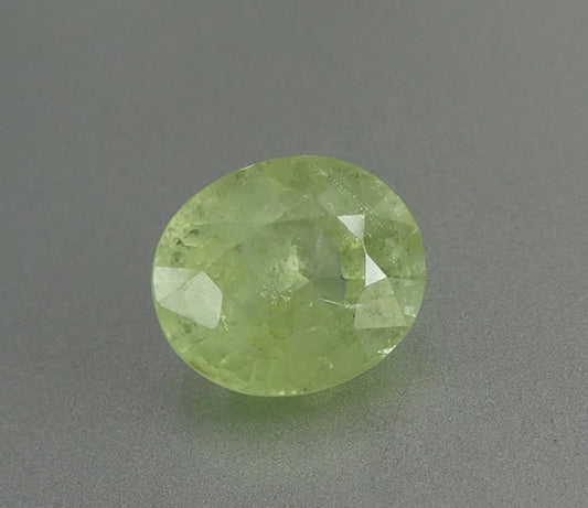 5.00CT SPLENDID OVAL CUT BIG 100% NATURAL MINT GREEN MALI GARNET