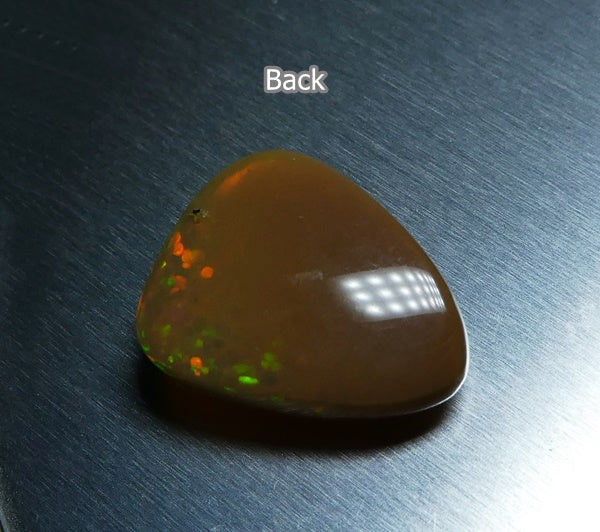 8.00CT UNTREATED RAINBOW FLASHING HUGE 100% NATURAL CRYSTAL BROWN OPAL