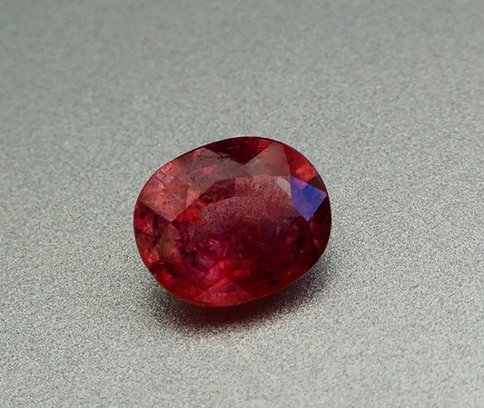 1.16CT UNHEATED OVAL CUT 100% NATURAL ORANGE PINK SAPPHIRE