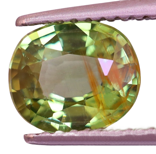 1.46 カラットの優れた 100% 天然グリーン銅とマンガンを含むパライバトルマリン