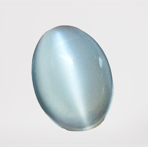 13.53CT GORGEOUS NATURAL WHITE MOONSTONE CAT'S EYE