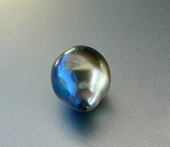14.50CT EXCELLENT GENUINE SOUTH SEA PEACOCK GREEN GREY TAHITIAN PEARL