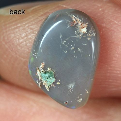 2.50 CT 天然ライトニング リッジ オーストラリア産 セミブラック オパール