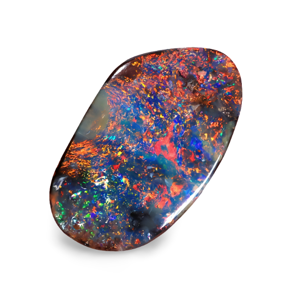 GORGEOUS RAINBOW AUSTRALIAN BOULDER OPAL – Gemstones Direct