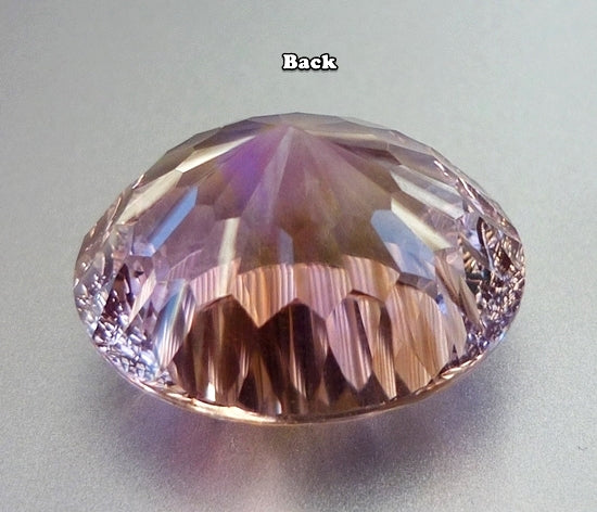 21.46CT UNHEATED EXCELLENT HUGE 100% NATURAL PURPLE YELLOW AMETRINE