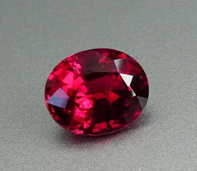 3.48CT 優れた巨大なオーバル 100% 天然パープル ピンク レッド アンバライト