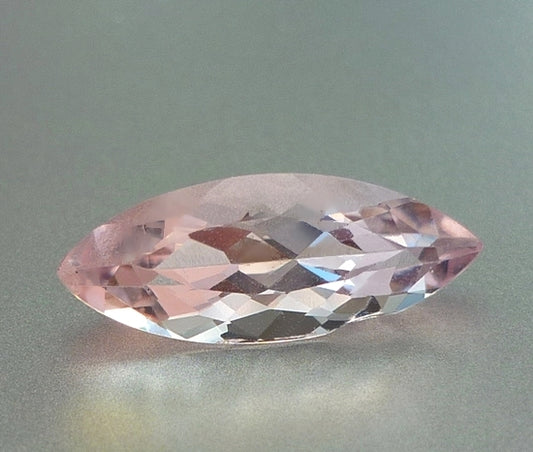 3.61CT UNHEATED EXCELLENT HUGE MARQUISE 100% NATURAL PINK MORGANITE