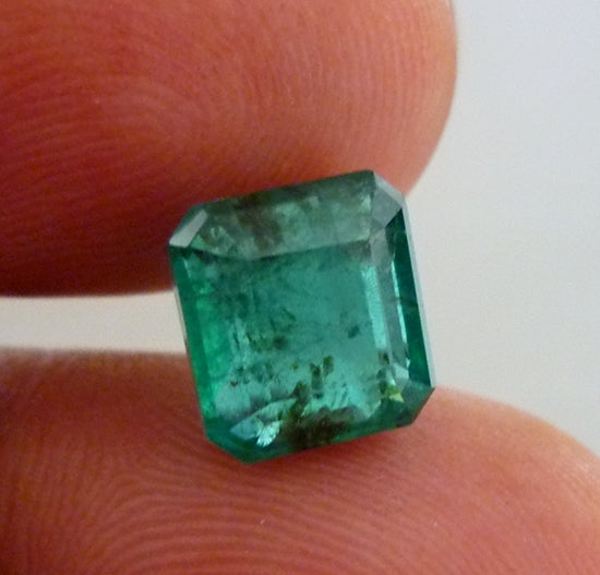 3.61CT CERTIFIED EXCELLENT HUGE 100% NATURAL GREEN COLUMBIAN EMERALD $5000