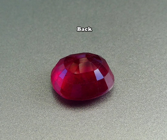3.63CT 優れた巨大な 100% 天然ブラッド レッド ルビー