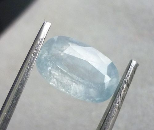 3.77CT 非加熱 100% 天然ライトブルー サファイア