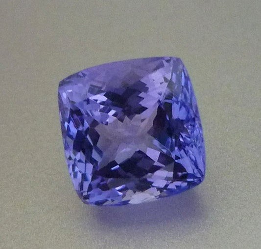 5.56CT UNTREATED LOUPE CLEAN 100% NATURAL VIOLET BLUE TANZANITE