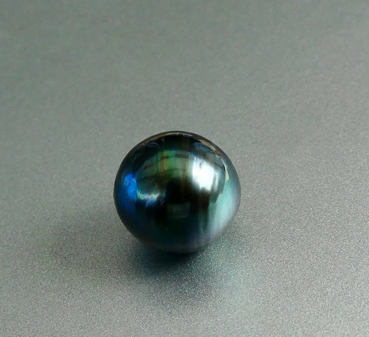 7.45CT EXCELLENT GENUINE SOUTH SEA PEACOCK GREEN GREY TAHITIAN PEARL