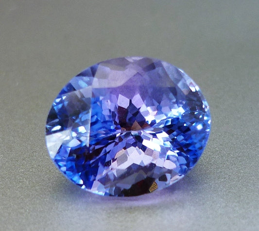 9.05CT CERTIFIED UNTREATED LOUPE CLEAN HUGE 100% NATURAL VIOLET BLUE TANZANITE