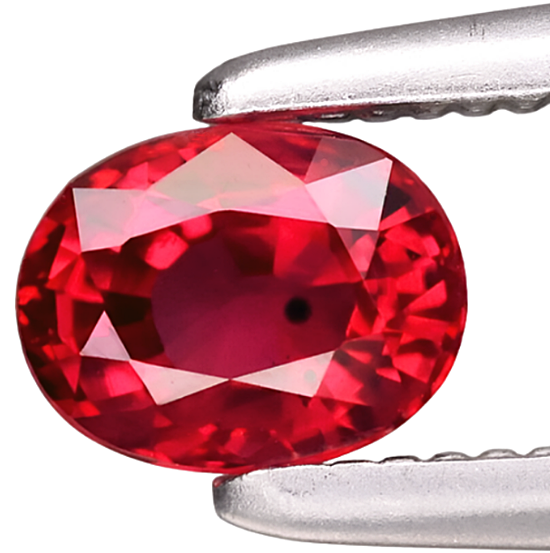 Orange Ruby Rocks 0.39CT SPLENDID OVAL CUT 100% NATURAL ORANGE RED RUBY – Gemstones ...