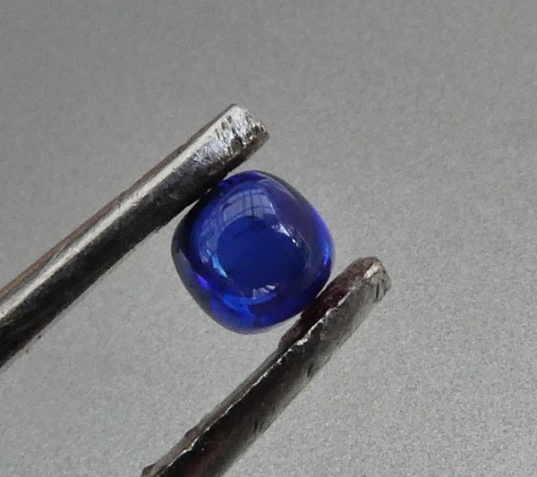 0.51CT BEAUTIFUL CUSHION 100% NATURAL INK BLUE SAPPHIRE