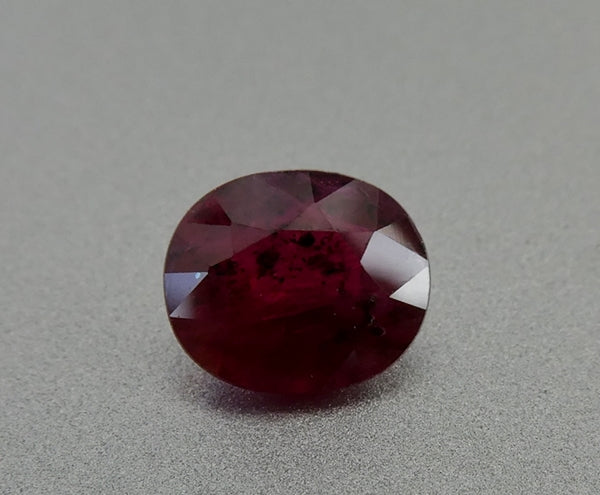 Ruby Description 0.77CT SPLENDID OVAL CUT 100% NATURAL BLOOD RED RUBY – Gemstones Direct ...