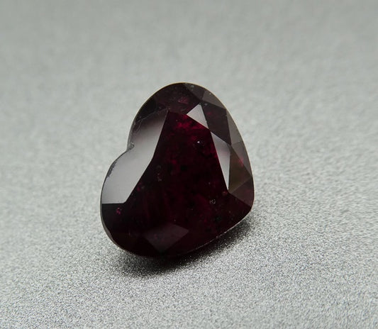 1.73CT UNHEATED HEART CUT 100% NATURAL BLOOD RED RUBY