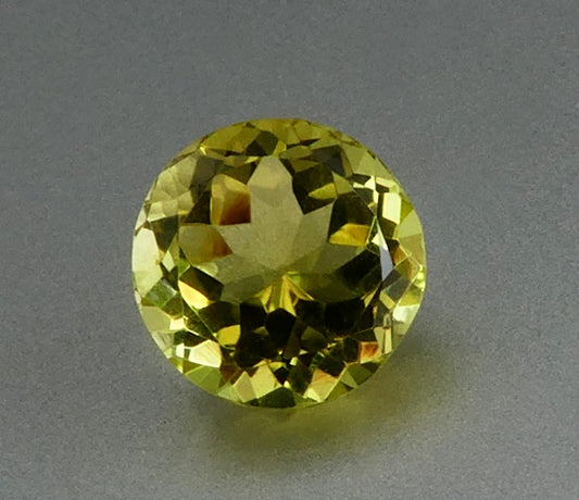12.50CT SPLENDID BIG ROUND 100% NATURAL LEMON YELLOW CITRINE