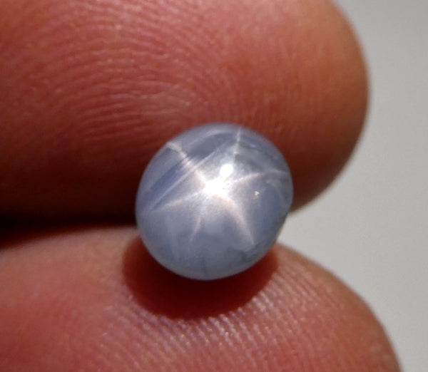 2.50CT UNHEATED OVAL 100% NATURAL BLUE CEYLON STAR SAPPHIRE