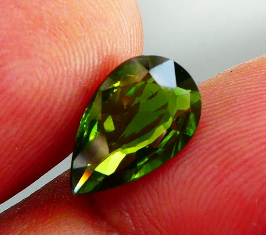 2.72CT UNHEATED SPLENDID HUGE PEAR 100% NATURAL GREEN TOURMALINE