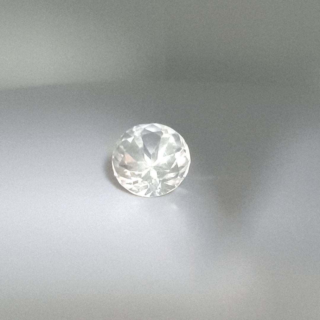 6.16CT まばゆいカスタムカットのナチュラルホワイトクォーツ