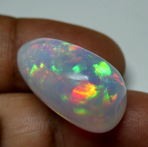 23.45CT UNTREATED RAINBOW FLASHING HUGE 100% NATURAL CRYSTAL OPAL