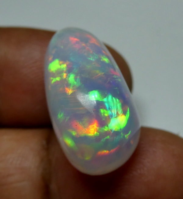 23.45CT UNTREATED RAINBOW FLASHING HUGE 100% NATURAL CRYSTAL OPAL