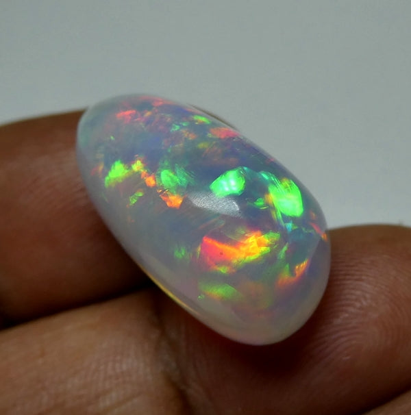 23.45CT UNTREATED RAINBOW FLASHING HUGE 100% NATURAL CRYSTAL OPAL