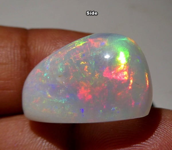 23.45CT UNTREATED RAINBOW FLASHING HUGE 100% NATURAL CRYSTAL OPAL