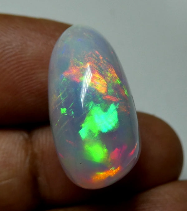 23.45CT UNTREATED RAINBOW FLASHING HUGE 100% NATURAL CRYSTAL OPAL