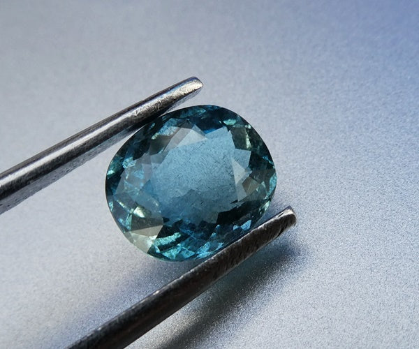3.18CT BEAUTIFUL BIG CUSHION 100% NATURAL SANTAMARIA BLUE AQUAMARINE