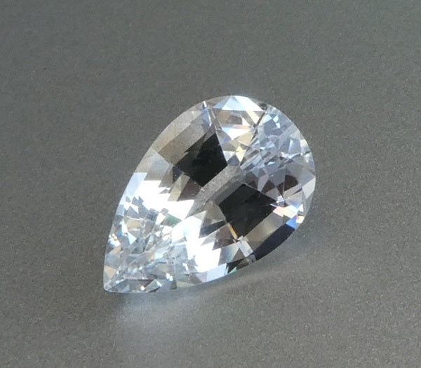 3.31CT GORGEOUS PEAR 100% NATURAL PALE PEACH PINK MORGANITE