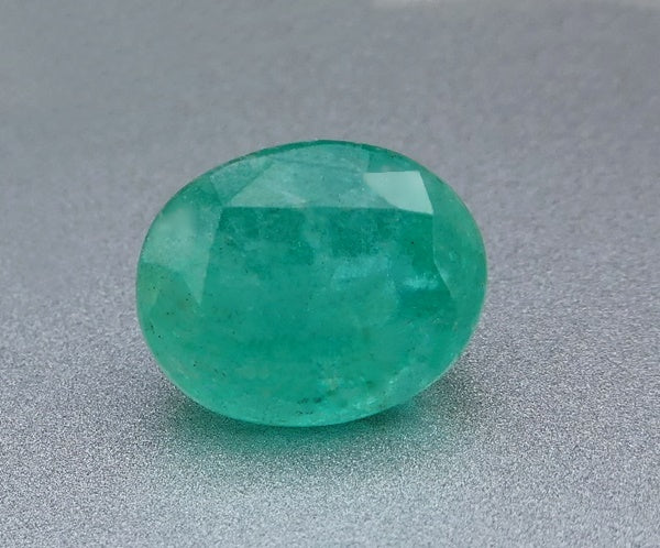 3.44CT SPLENDID HUGE OVAL CUT 100% NATURAL GREEN EMERALD
