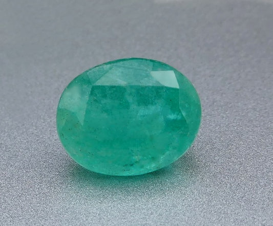 3.44CT SPLENDID HUGE OVAL CUT 100% NATURAL GREEN EMERALD