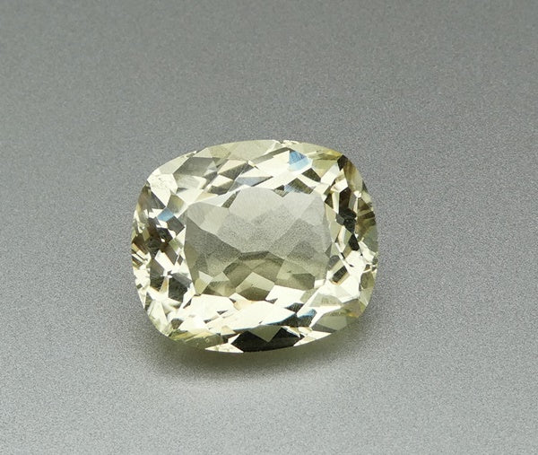 32.01CT UNHEATED SHIMMERING HUGE CUSHION 100% NATURAL YELLOW CITRINE