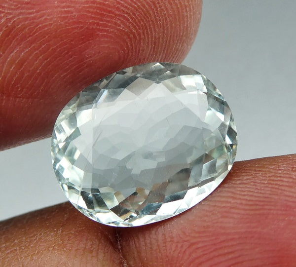 7.89CT UNTREATED DAZZLING HUGE OVAL CUT 100% NATURAL AQUA BLUE AQUAMARINE