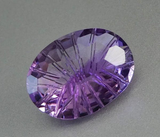 9.15CT SPLENDID UNHEATED CUSTOM CUT 100% NATURAL PURPLE AMETHYST