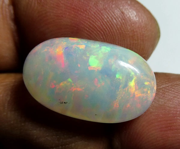 9.67CT UNHEATED RAINBOW FLASH 100% NATURAL COOBER PEDY AUSTRALIA CRYSTAL OPAL