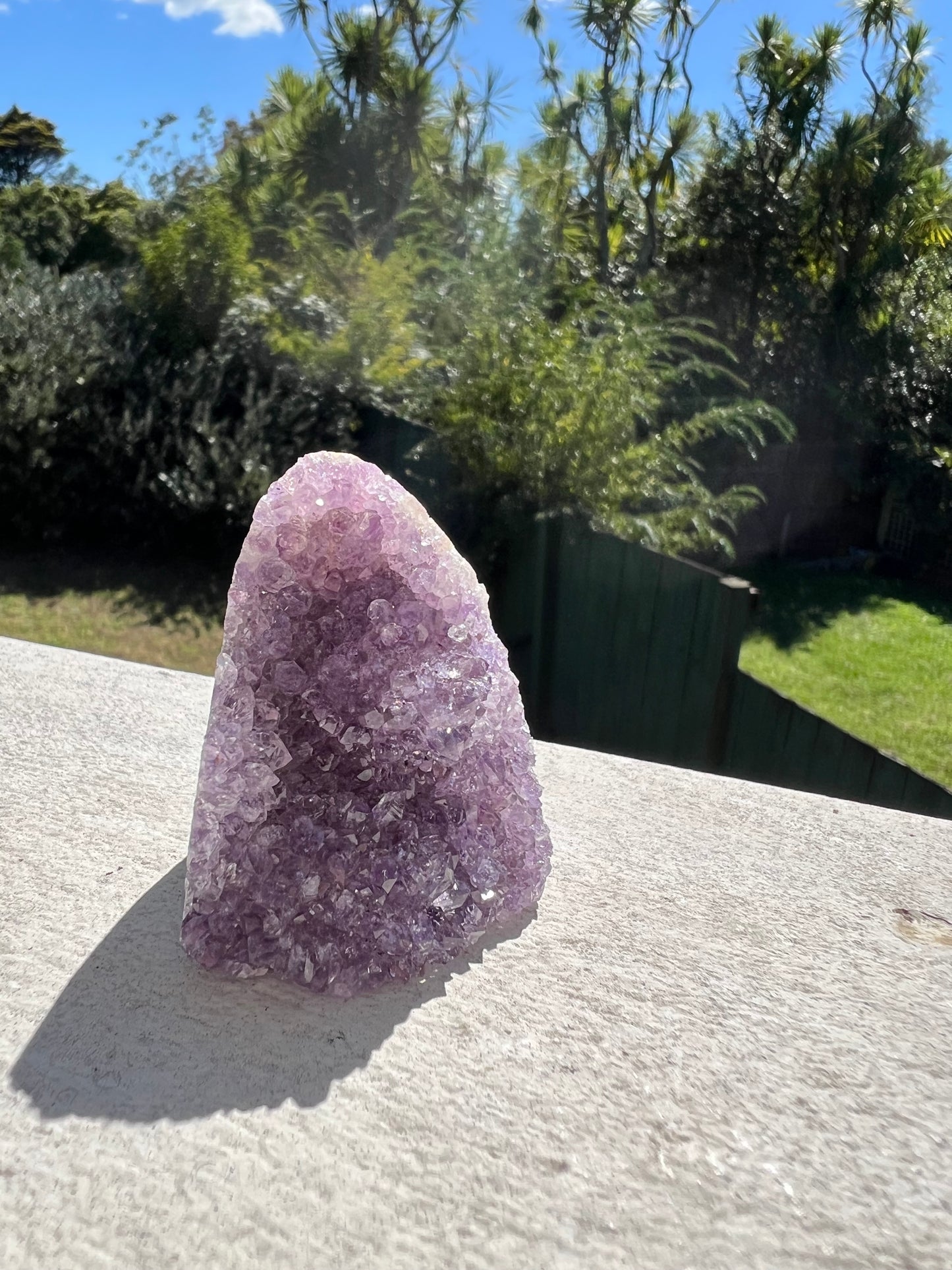 AMETHYST CLUSTER CATHEDRAL 110G