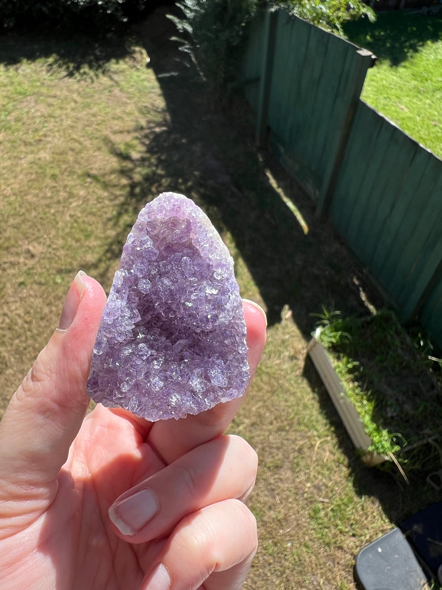AMETHYST CLUSTER CATHEDRAL 110G