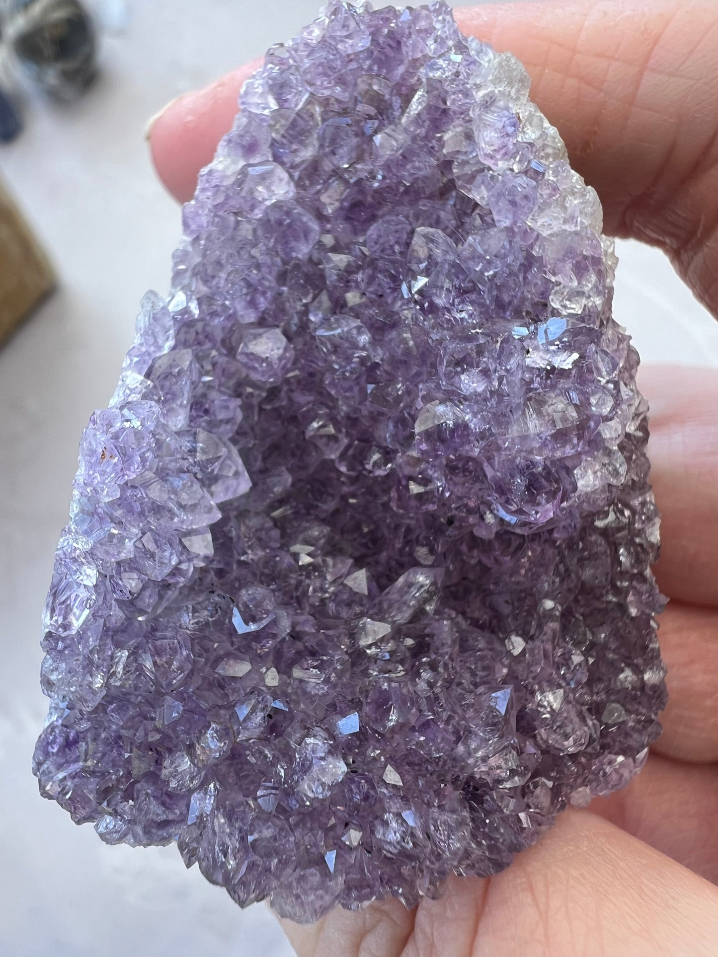 AMETHYST CLUSTER CATHEDRAL 110G