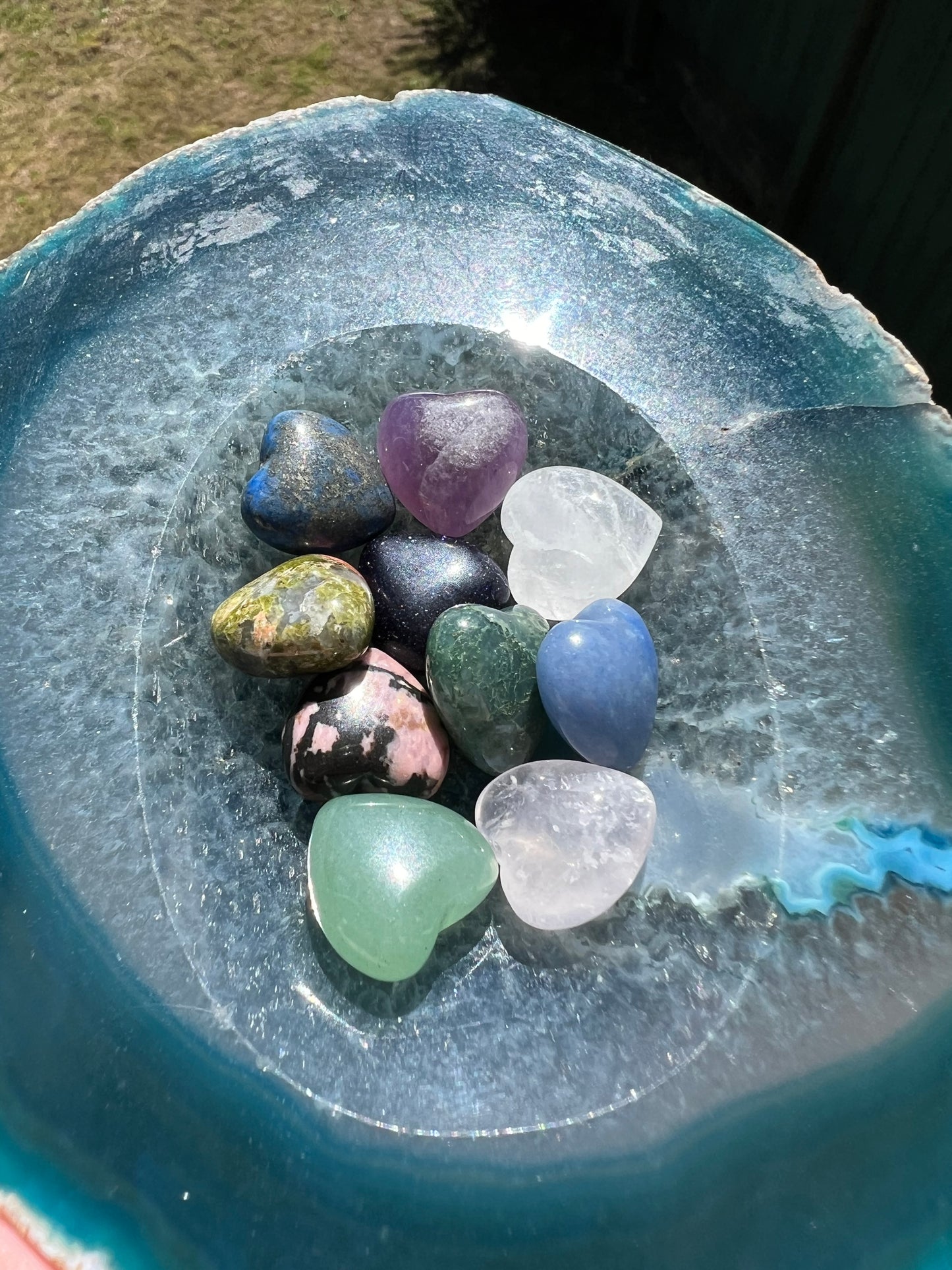 MIXED LOT NATURAL MINI HEARTS