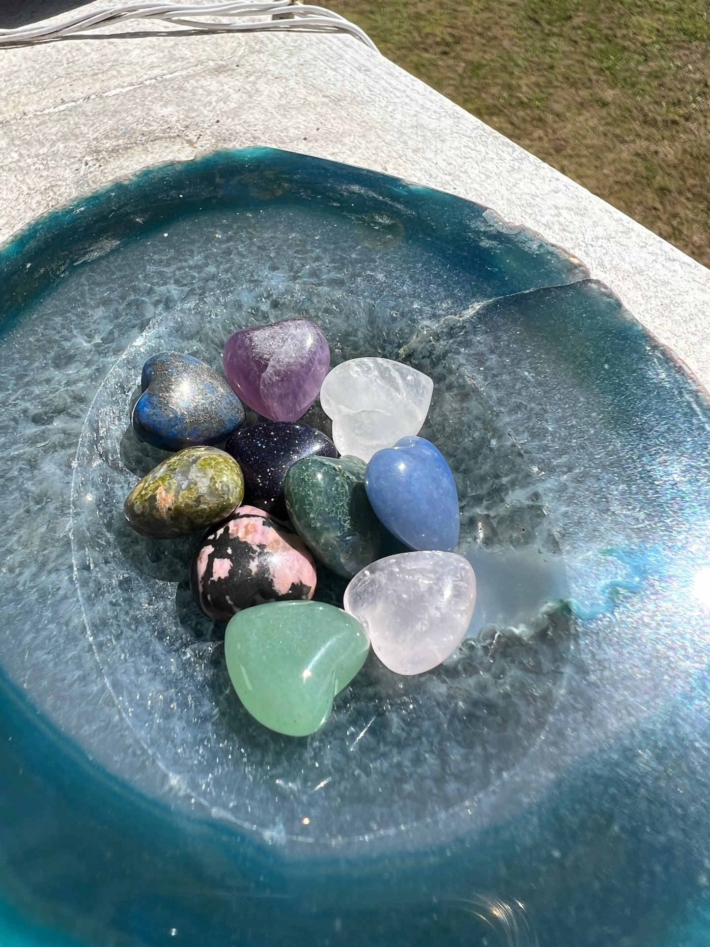 MIXED LOT NATURAL MINI HEARTS