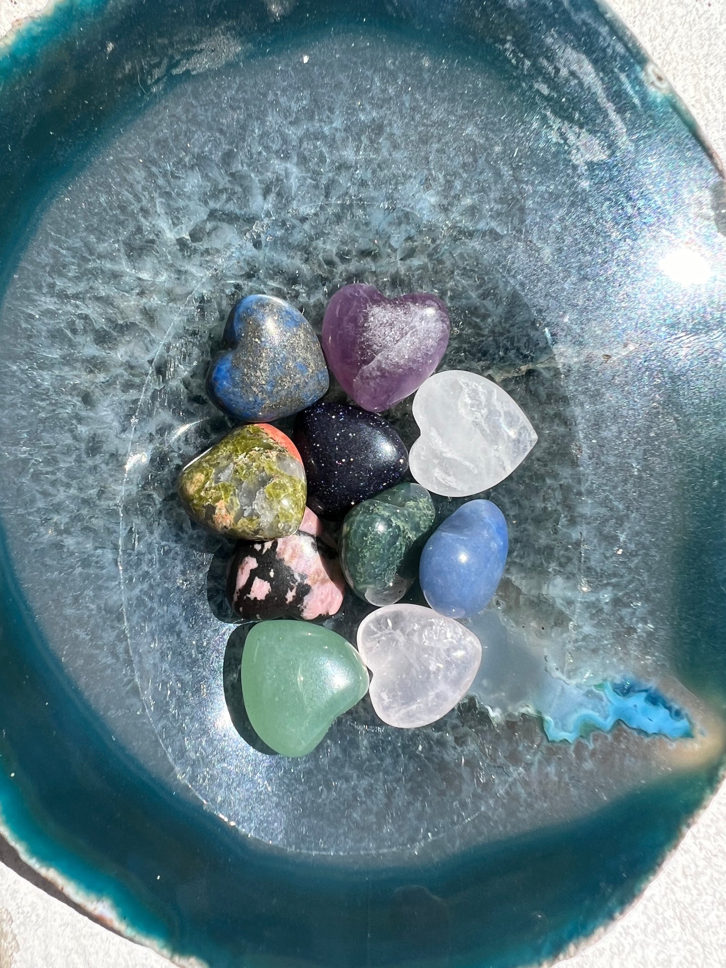 MIXED LOT NATURAL MINI HEARTS