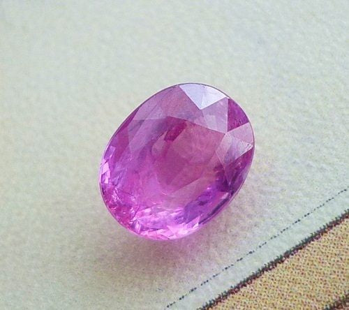 1.13CT UNHEATED NATURAL PINK RED RUBY – Gemstones Direct NZ Ltd